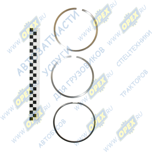 740.13-1000106 Кольца поршневые КАМАЗ Евро-1,2 на 1 г/п (h маслосъемного кольца=4мм); "Федерал Могул" ФМ КАМАЗ